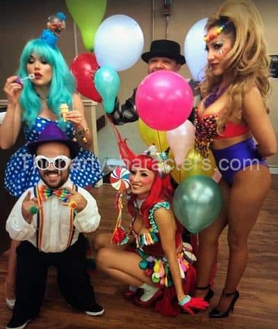 Party characters Midget character for rent