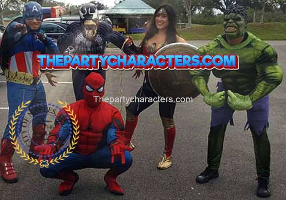 naples-superhero-characterss | Party Characters Naples superhero party characters