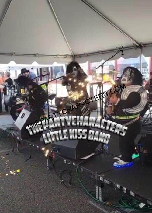 Little people KISS tribute rock show