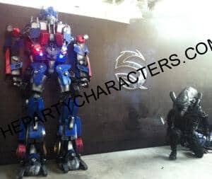 fort lauderdale optimus prime party character