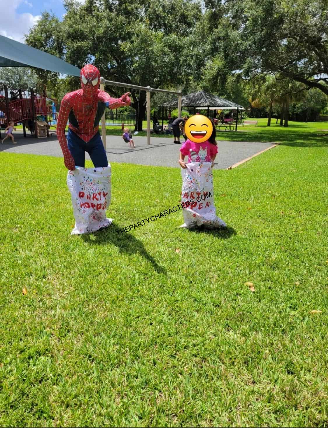 Superhero party characters near me for kids party in Plantation Florida